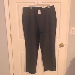 Pants size 18/20w slim, gray color brand new! EST. 1946. 65% Rayon, 30% spandex.